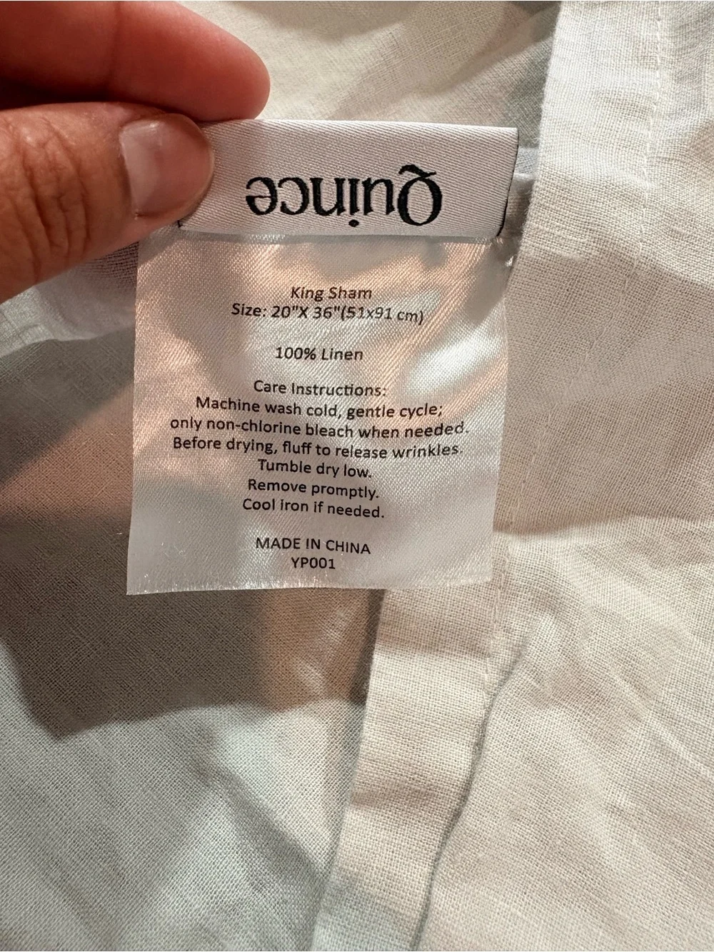 Quince Classic Linen Pillowcases set of 2